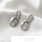 Gold Chain Stud Earrings DIY Material Accessories