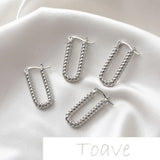 Gold Retro Twist Earrings - Hand-made Color-preserving Accessory