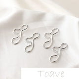 Gold-Clad Copper Plated Metal Earrings DIY Material