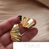 Gold-Clad Copper Plated Water Drop Pendant DIY Earrings Necklace Accessories