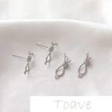 Gold-Clad Copper Plated Twist Knot Earring DIY Material