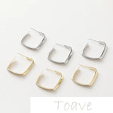 Gold C-Shaped Earrings DIY Material Accessory