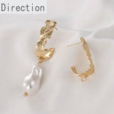 Gold Tin Foil Ear Acupuncture DIY Jewelry