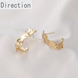 Gold Tin Foil Ear Acupuncture DIY Jewelry