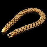 Rock Style 12MM Thick Chain Link Bracelet Men Jewelry