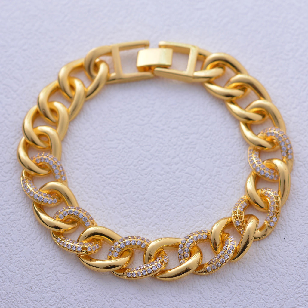 Vintage Crystal Zircon Micro-inlaid Bracelet