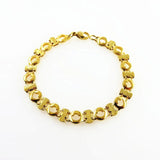 Gold-color Men's Stainless Steel Chain Bracelet