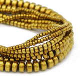 Hematite Spacer Round Beads for Jewelry Making DIY Bracelets 3/4/6/8MM