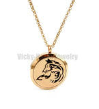 Rose Fox Aroma Diffuser Locket Necklace