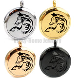Rose Fox Aroma Diffuser Locket Necklace