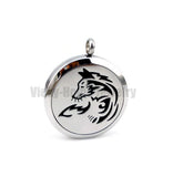 Rose Fox Aroma Diffuser Locket Necklace