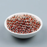 Silver Plated Copper Beads 3-8mm Spacer Ball Charm for DIY Bracelet Jewelry