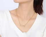 Zircon Diamond Cross Pendant Necklace for Women Choker