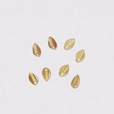 Metal Leaf Beads Charms for Jewelry Making 50 pcs
