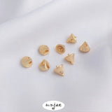 Gold Color-Preserving Bead Holder Pendant for Necklace DIY