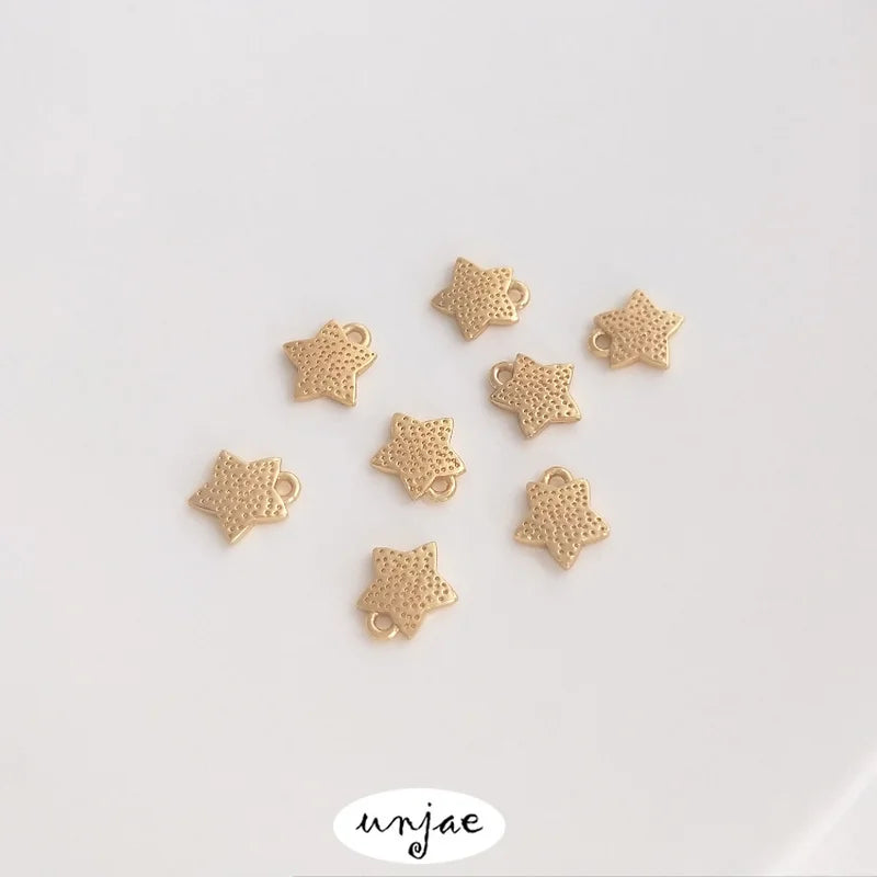 Gold Star & Moon Pendant Jewelry DIY Accessories