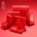 Dowry Jewelry Box Wedding Set Box Necklace Bracelet Gift Box