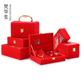 Dowry Jewelry Box Wedding Set Box Necklace Bracelet Gift Box