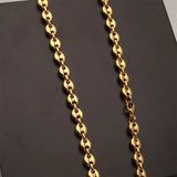 Men's Stainless Steel Chain Necklace Set Hip Hop Jewelry