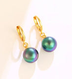 Gold-Plated 24k Earrings & Faux Pearl Earrings Set