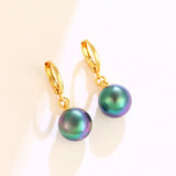 Gold-Plated 24k Earrings & Faux Pearl Earrings Set