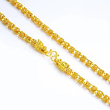 24k Plated Rope Necklace for Men