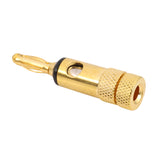 4pcs 4mm Plated Banana Plugs Red