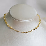 3mm Faceted Bead Brass Chain for Jewelry Making