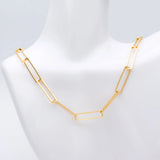 Rectangle Link Chain for Necklace Making (#LK-405)