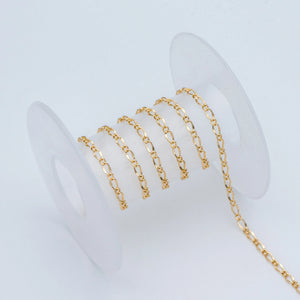 2.5mm Brass Chains Necklace Supplies (#LK-282)/ 1 Meter