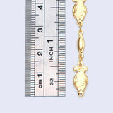 Brass Fish Chain, Wholesale Craft Supplies, Jewelry Supplies
