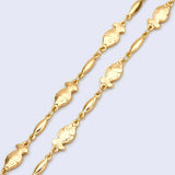 Brass Fish Chain, Wholesale Craft Supplies, Jewelry Supplies