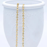 Brass Link Chains 3.6mm, Floral Specialty Chains for Necklace