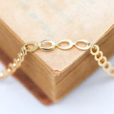 Brass Specialty Chains, Link Size 4x8mm, Bulk Chain, 1 Meter