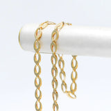 Brass Specialty Chains, Link Size 4x8mm, Bulk Chain, 1 Meter
