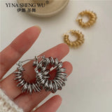 Gold-Plated High-End Women's Earrings Light Temperament Earrings