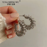 Gold-Plated High-End Women's Earrings Light Temperament Earrings
