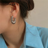 Gold-Plated High-End Women's Earrings Light Temperament Earrings