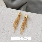 Gold-plated Tassel Rhinestone Pendant DIY Jewelry Accessory