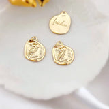 Gold Owl Demon Eye Dream Catcher Necklace Pendant DIY Jewelry Material