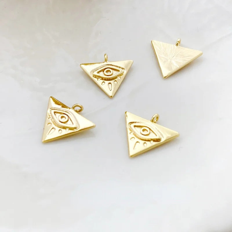 Gold Owl Demon Eye Dream Catcher Necklace Pendant DIY Jewelry Material