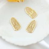 Gold Owl Demon Eye Dream Catcher Necklace Pendant DIY Jewelry Material