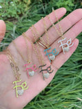 CZ Paved Necklace Pendant Jewelry