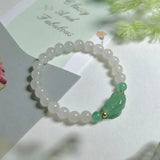 Silk Jade Bracelets Women Bangle Bracelet Jewelry Elastic Bracelet