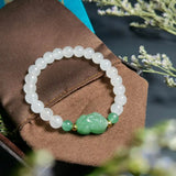 Silk Jade Bracelets Women Bangle Bracelet Jewelry Elastic Bracelet