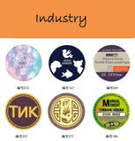 Custom Silver Stamping Logo Label Stickers for Metal Bottles