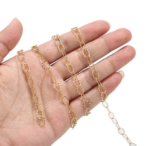 6*8mm Stainless Steel Cable Link Chain for Jewelry Making