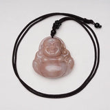 Jade Buddha Pendant Laughing Buddha Necklace