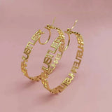 Personalized Butterfly Hoop Earrings