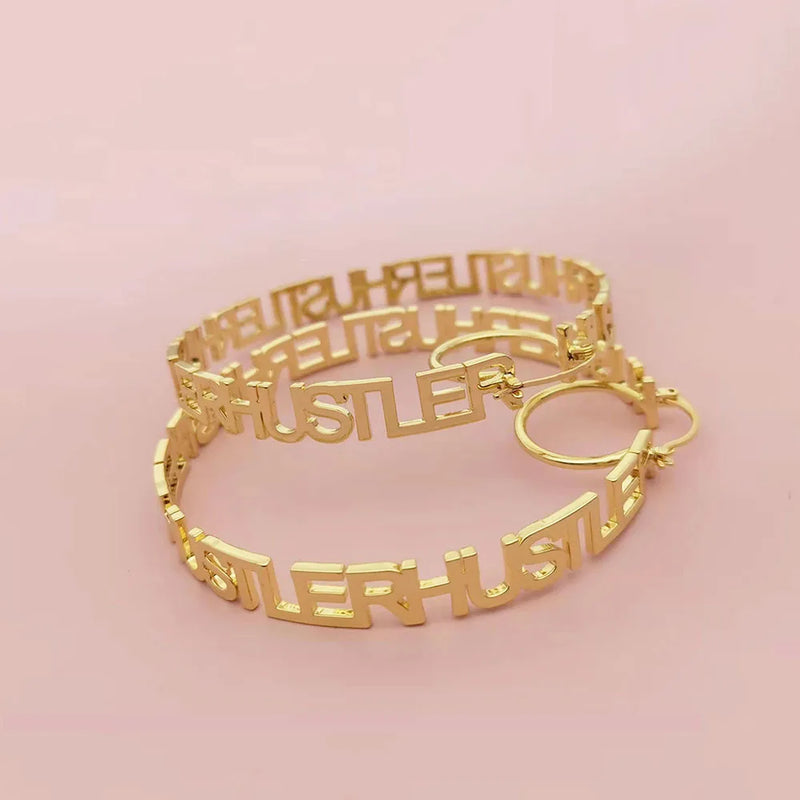 Personalized Butterfly Hoop Earrings